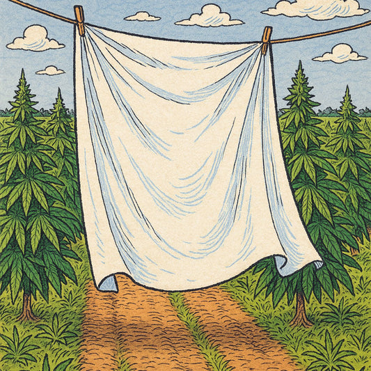 organic hemp bedding farming process to bedroom